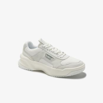 Lacoste Ace Lift Colourblock Couro Sneakers Bege | RyDE3JtH