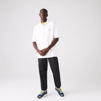 Lacoste CONCEPTS Collaboration Relaxed Polo Branco | 8HQ88uxp