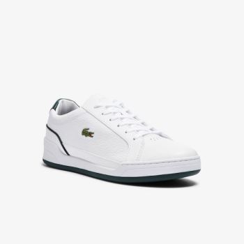 Lacoste Challenge Couro Sneakers Branco | jY1zKRH6