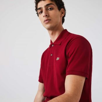 Lacoste Classicos Fit L.12.12 Polo Shirt Vermelhas Escuro | HLYAXILw