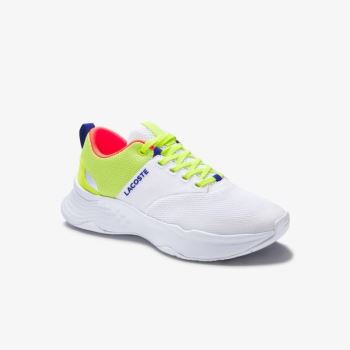 Lacoste Court-Drive Plus Texteis Sneakers Branco Luz Verdes | LZW47uYx