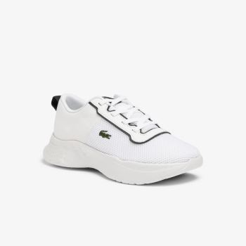 Lacoste Court-Drive Texteis Air Mesh Sneakers Branco Verdes Escuro | 2gNOw8Av