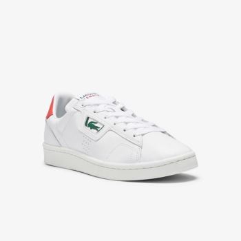 Lacoste Masters Classicos Couro Sneakers Branco Bege | auA1SiDg