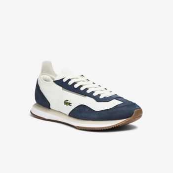 Lacoste Match Break Texteis Sneakers Branco Azul Marinho | 20QnHhAj