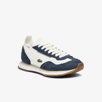 Lacoste Match Break Texteis Sneakers Branco Azul Marinho | E2sEdfj7