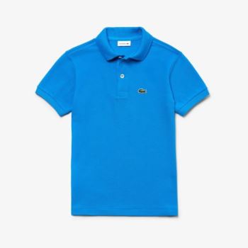 Lacoste Petit Piqué Polo Azuis | 32R8XFAx