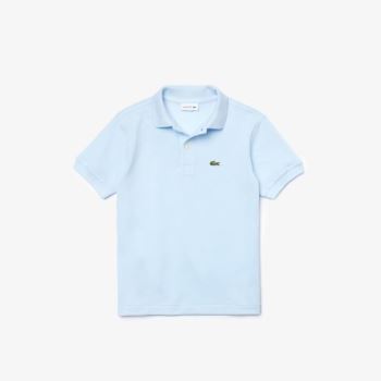 Lacoste Petit Piqué Polo Luz Azuis | OyJsE16c