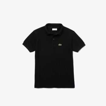 Lacoste Petit Piqué Polo Pretas | BKGJwNCx