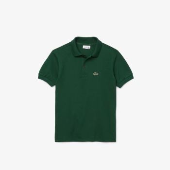 Lacoste Petit Piqué Polo Verdes | e056GJlN