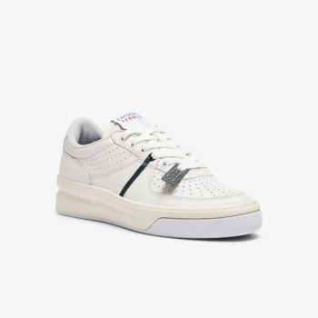 Lacoste Quantace Couro Sneakers Branco Bege | mNWTVrKp