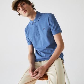 Lacoste Regular Fit Paris Polo Azuis | 7QH2wakA