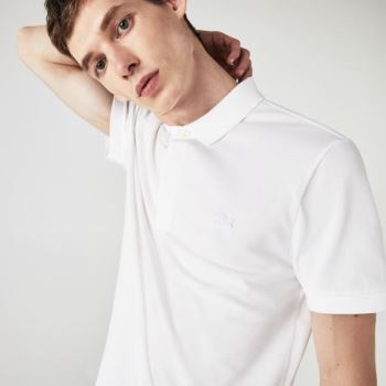 Lacoste Regular Fit Paris Polo Branco | fqegpsQ4