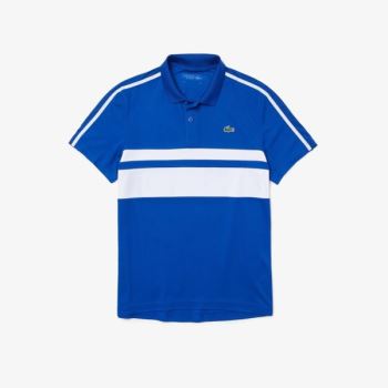 Lacoste SPORT Respirável Piqué Tenis Polo Shirt Branco | 4B97MfVx