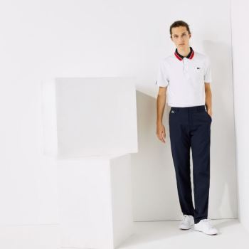 Lacoste SPORT Respirável Stretch Golfe Pants Azul Marinho Azuis | pSJPmtAw