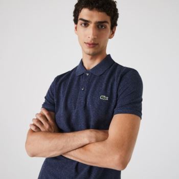 Lacoste Slim Fit Polo in Petit Piqué Azuis | uujrzeua