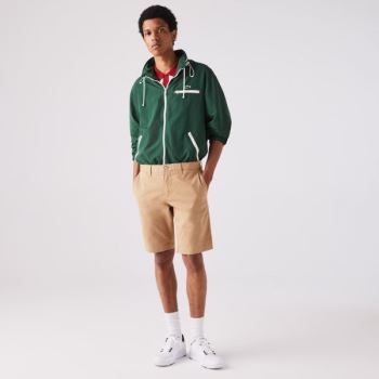 Lacoste Slim Fit Stretch Gabardine Shorts Bege | Y67aP0eJ