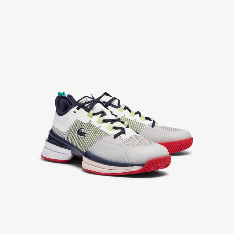 Lacoste AG-LT 21 Ultra Texteis Sneakers Branco Coral | CIKTqpFP