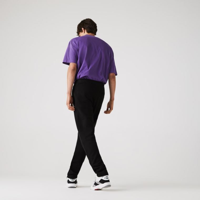 Lacoste CONCEPTS Collaboration Atletismo Pants Pretas | 4Usho8yq