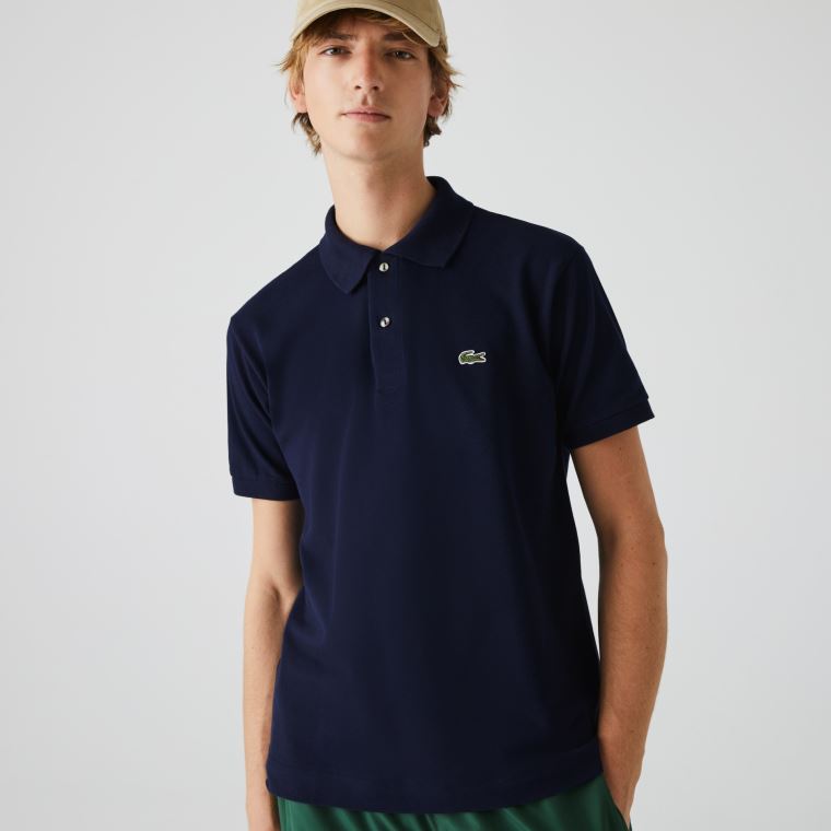 Lacoste Classicos Fit L.12.12 Polo Shirt Azul Marinho Azuis | Nx1pDGJW