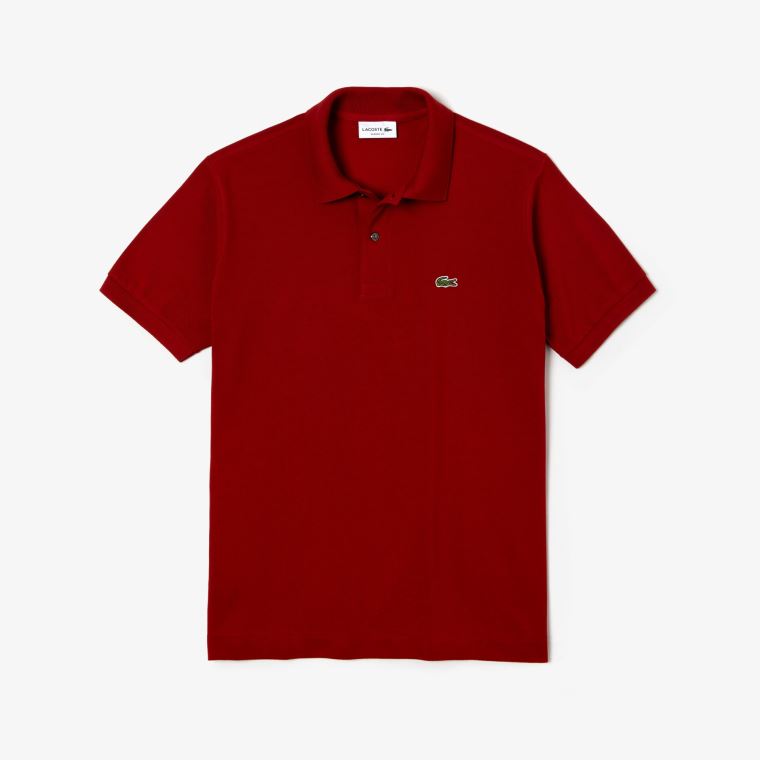 Lacoste Classicos Fit L.12.12 Polo Shirt Vermelhas Escuro | WAyo3XFw