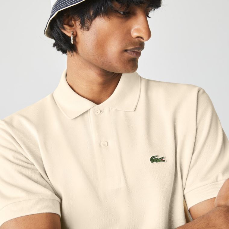 Lacoste Classicos Fit L.12.12 Polo Shirt Bege | jer5b5IH