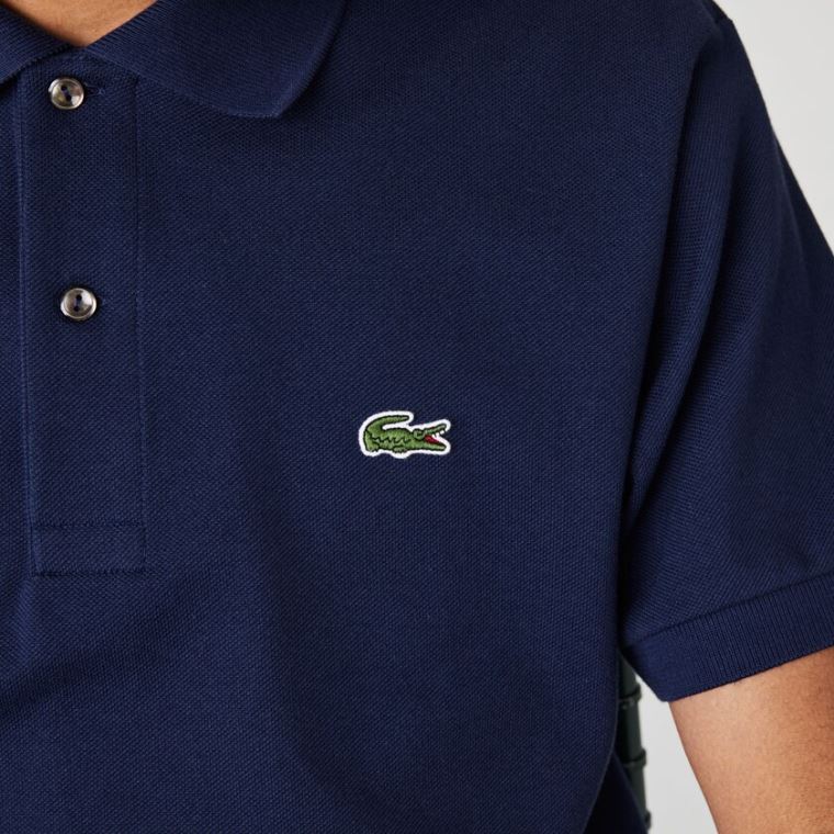 Lacoste Classicos Fit L.12.12 Polo Shirt Azuis | mGCxbYMk