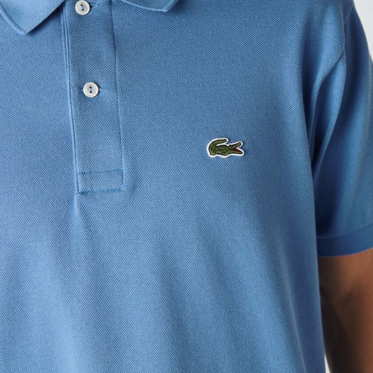 Lacoste Classicos Fit L.12.12 Polo Shirt Azuis | q7AHuvV2