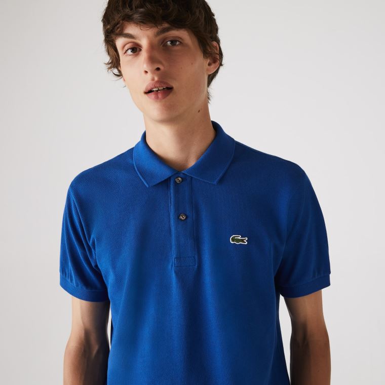 Lacoste Classicos Fit L.12.12 Polo Shirt Azuis | tJHn7wva