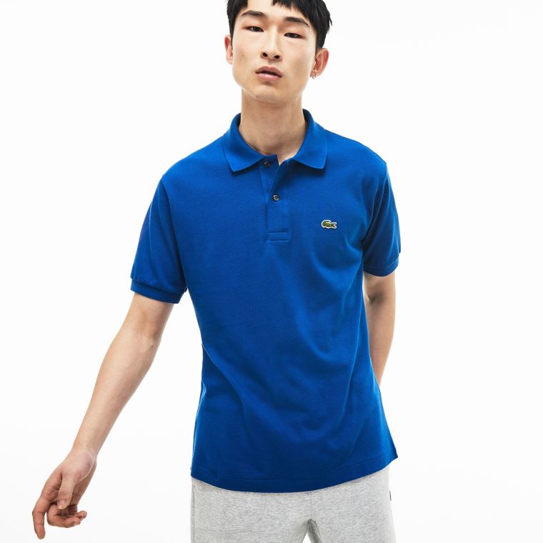 Lacoste Classicos Fit L.12.12 Polo Shirt Azuis | tJHn7wva