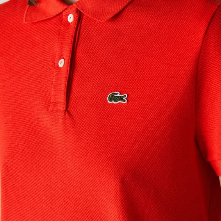 Lacoste Classicos Fit Soft Algodão Petit Piqué Polo Vermelhas | MaRU4RMg