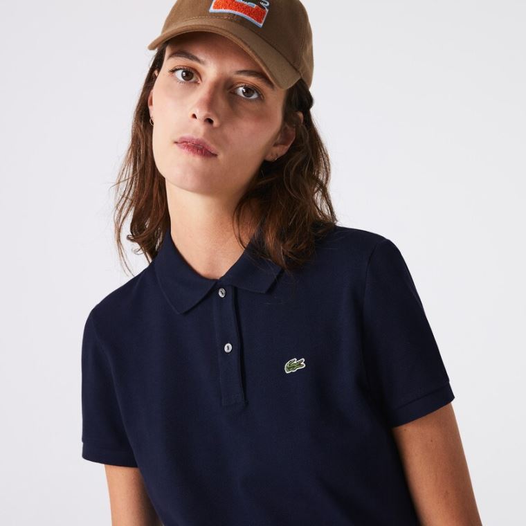 Lacoste Classicos Fit Soft Algodão Petit Piqué Polo Azul Marinho Azuis | o18LfU9d