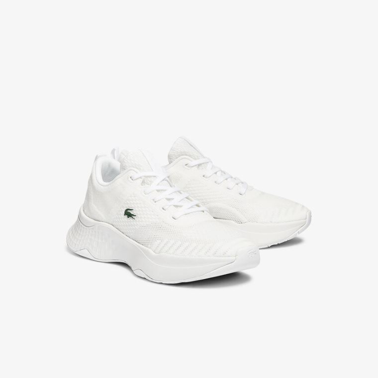 Lacoste Court-Drive Fly Texteis Sneakers Branco | QnxrWayu