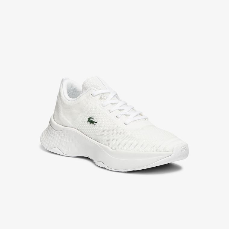 Lacoste Court-Drive Fly Texteis Sneakers Branco | QnxrWayu