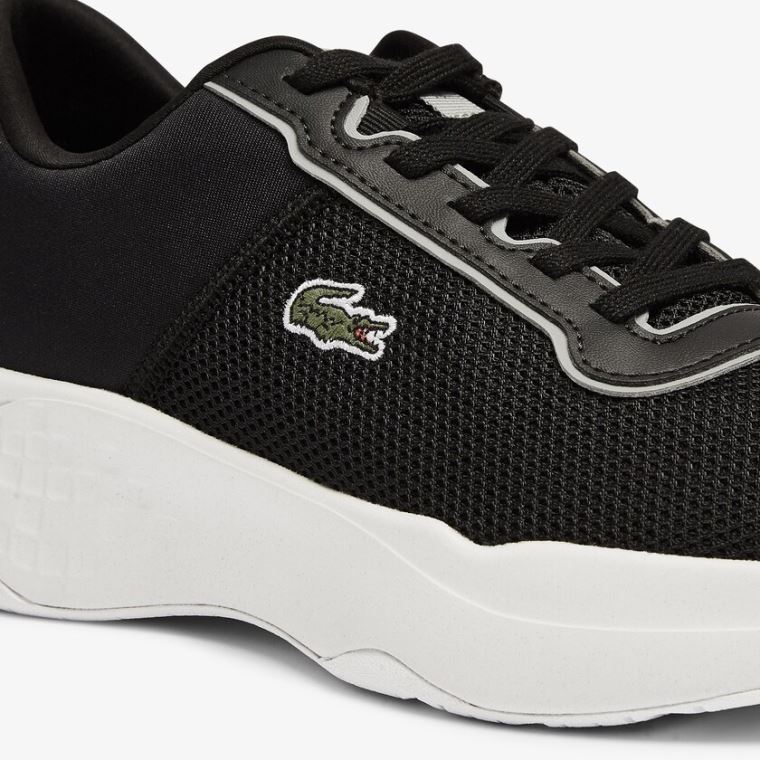 Lacoste Court-Drive Texteis Sneakers Pretas | i3mmw161