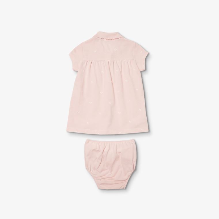 Lacoste Four-Piece Layette Set Luz Rosa | rCYIudB6