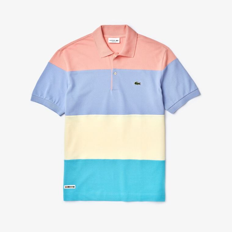 Lacoste Fresh And Light Algodão Piqué Classicos Fit Polo Shirt Azuis | LGs0MtOY