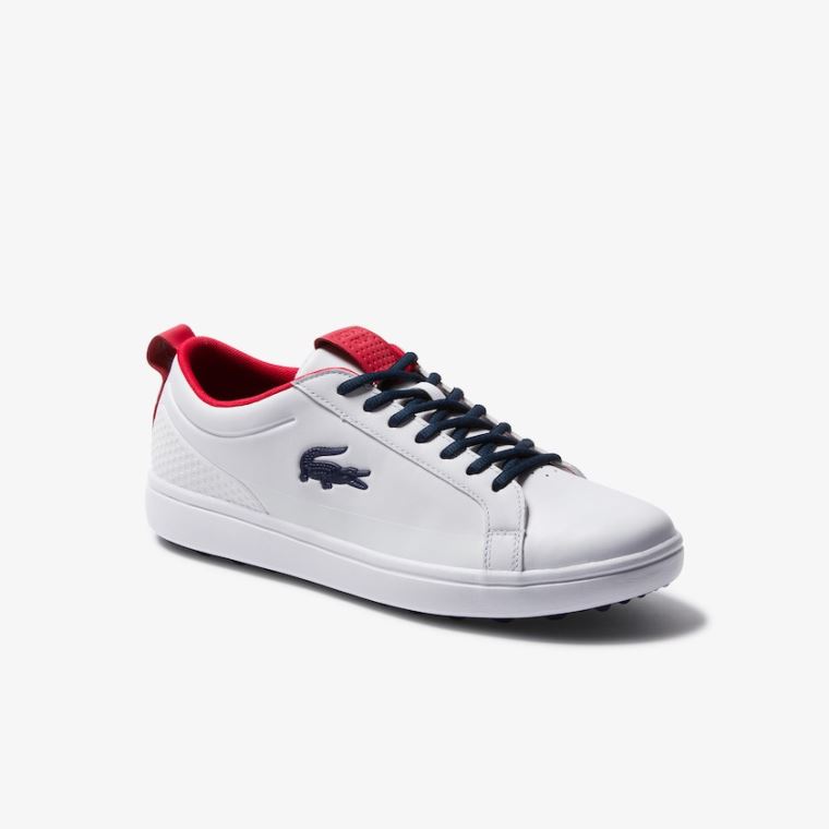 Lacoste G Elite Sintético Golfe Shoes Branco Bege | NGsg3rA6