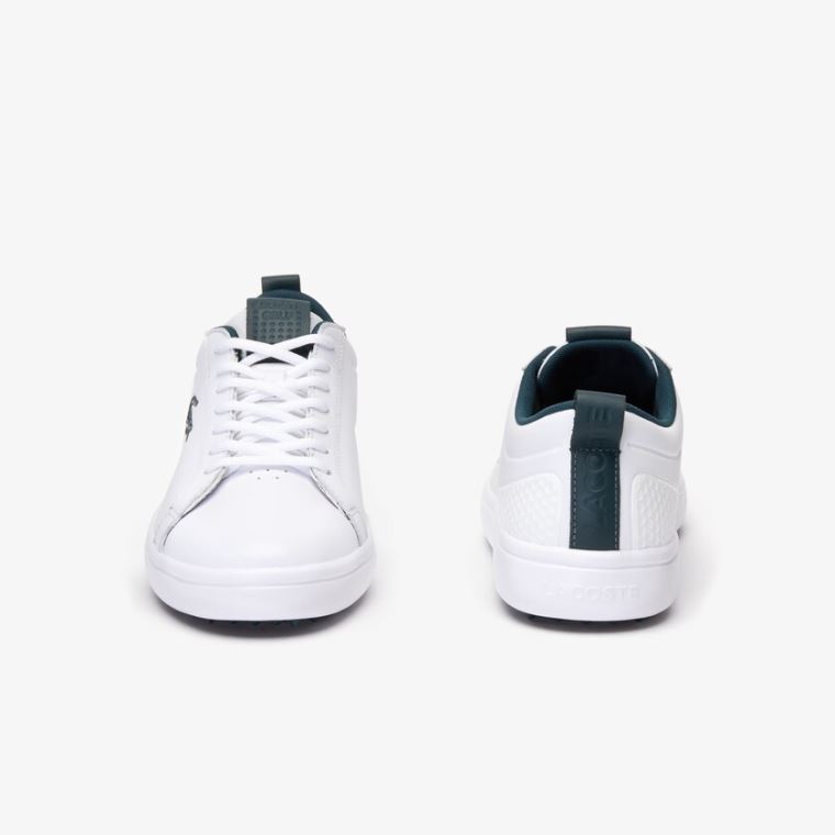 Lacoste G Elite Sintético and Couro Golfe Shoes Branco | Q96c8IbU