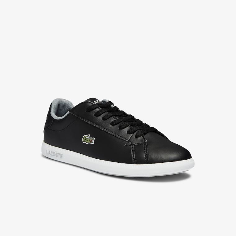 Lacoste Graduate Sintético Sneakers Pretas | J4J0p9WQ