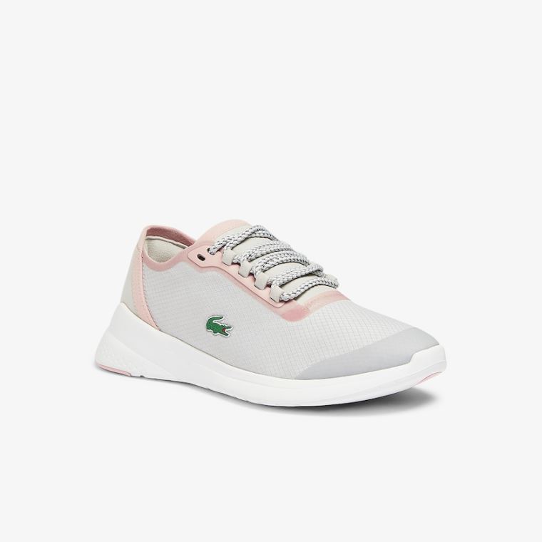 Lacoste LT Fit Sintético and Texteis Sneakers Luz Cinzentas Luz Rosa | Eu8hBukm