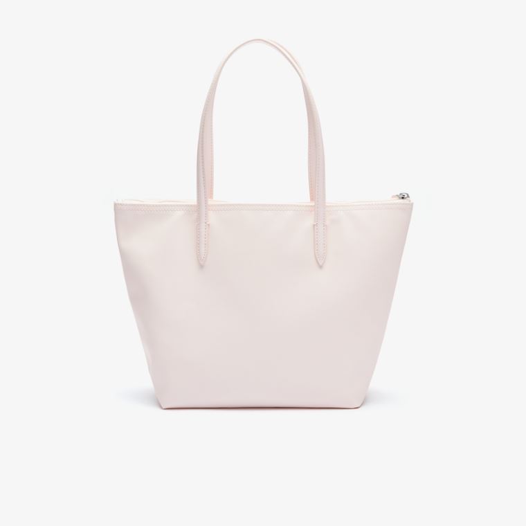 Lacoste L.12.12 Concept Small Zip Tote Bag Rosa | o8LEQ1XD