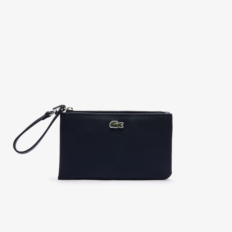 Lacoste L.12.12 Concept Zip Clutch Bag Azul Marinho Azuis | XuAv9z2t