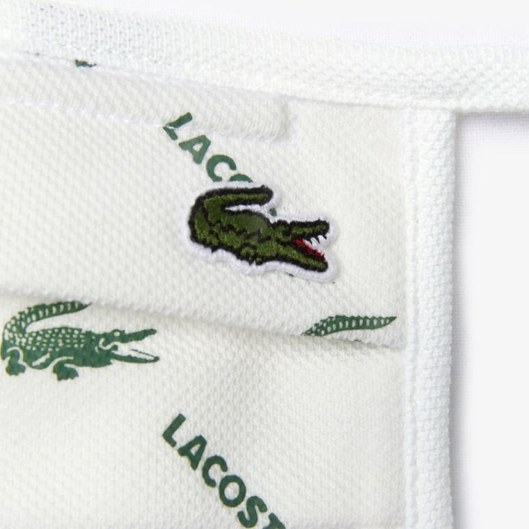 Lacoste L.12.12 Face Protection Mask with Adjustable Straps Verdes Branco | 75oTwIK8