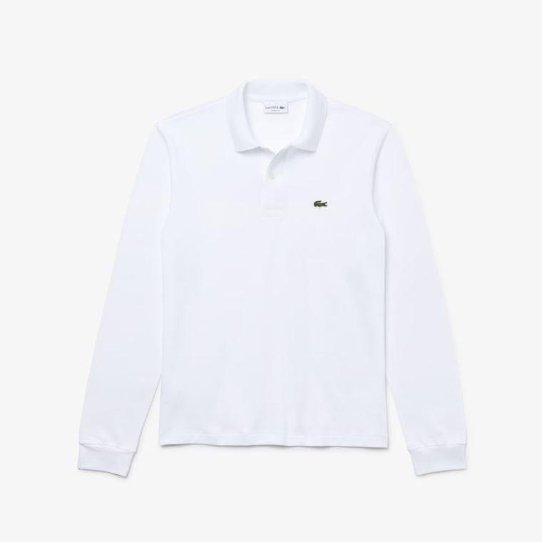 Lacoste Long-Sleeve Classicos Fit L.12.12 Polo Branco | 39P5r0tO