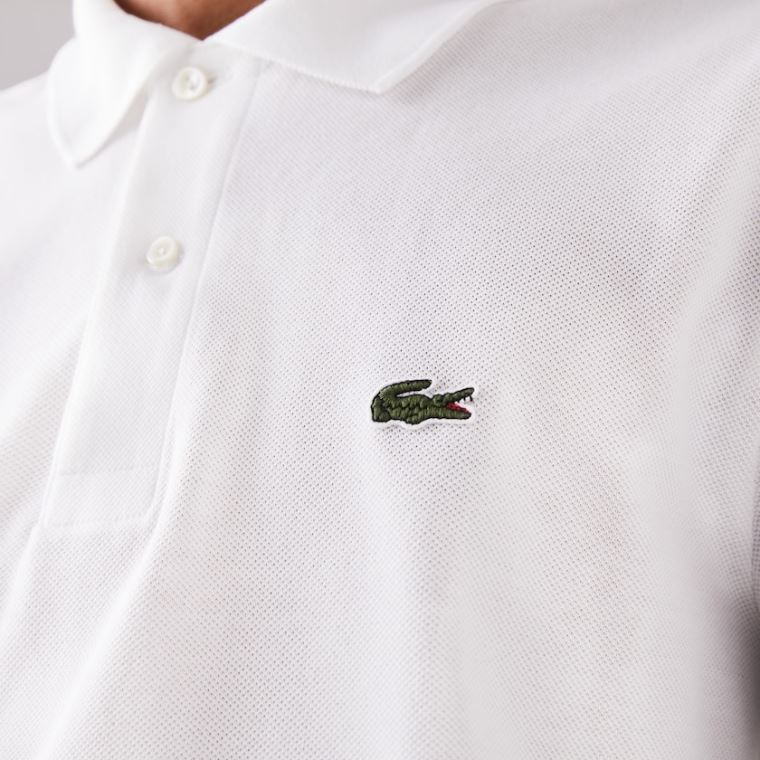 Lacoste Long-Sleeve Classicos Fit L.12.12 Polo Branco | 39P5r0tO