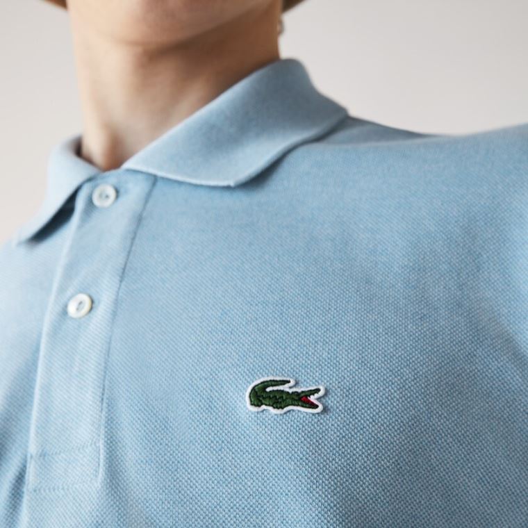 Lacoste Marl Fabric L.12.12 Polo Azuis | PbyeWbfc