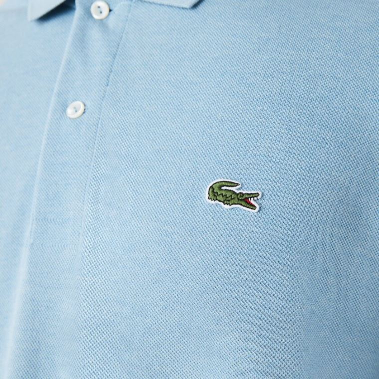 Lacoste Marl Fabric L.12.12 Polo Azuis | PbyeWbfc