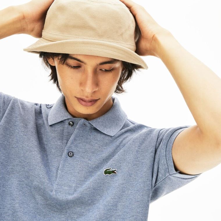 Lacoste Marl Fabric L.12.12 Polo Azuis | Uxxmom9O