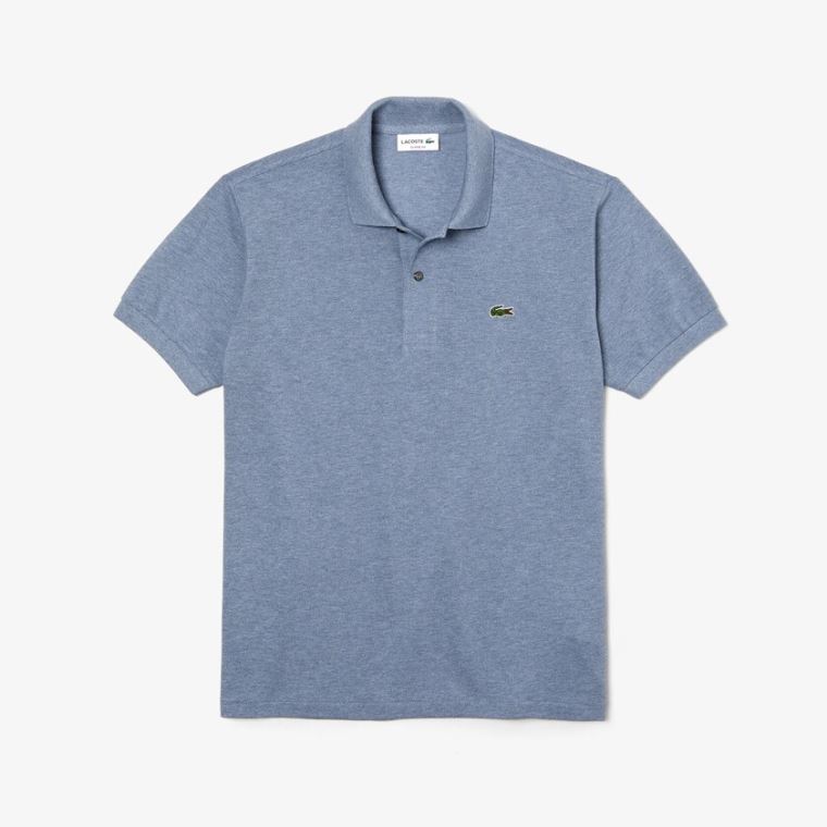 Lacoste Marl Fabric L.12.12 Polo Azuis | Uxxmom9O