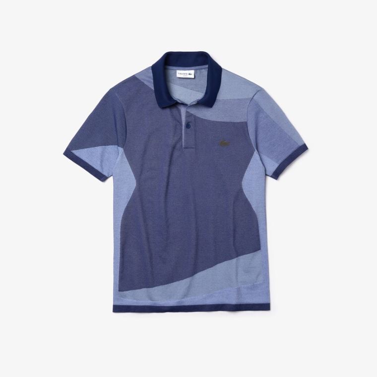 Lacoste Motion Ergonomic Polo Shirt Azul Marinho Azuis Roxo | rXVATLqL